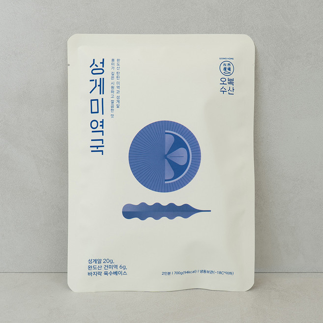 오복수산고잉홈 성게미역국 700g (1~2인분), 1개