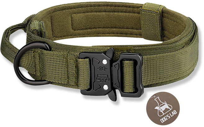 독스랩 중형견 대형견 컴포트 목줄 버클형, 1개, 카키(K)