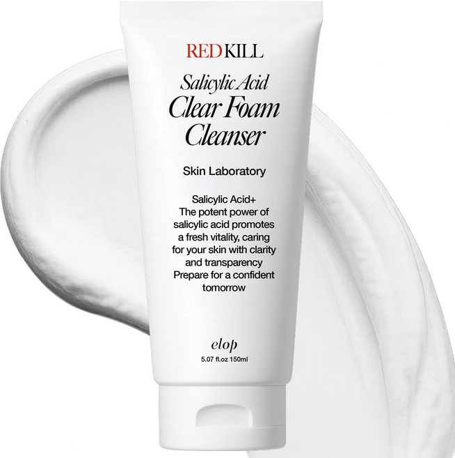 엘롭 레드킬 살리실산 클리어 폼클렌저, 1개, 150ml
