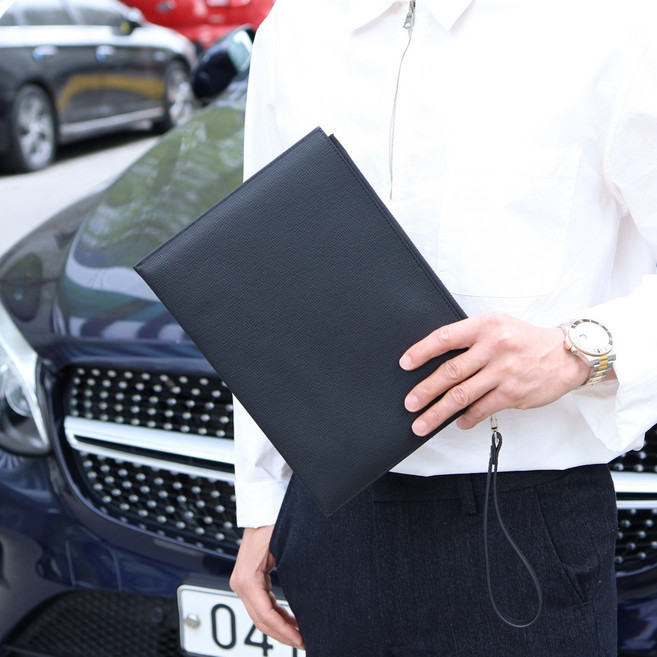 남자 여성 소가죽 클러치백 파우치 손가방 MARLC0301