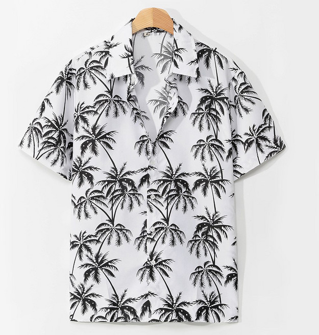 후앙스 풀 팜트리 하와이안 셔츠 ACLST0560