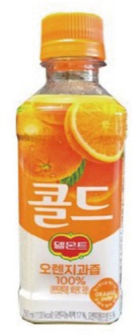 델몬트 콜드 오렌지맛 250ml x 24팩(1box), 24개