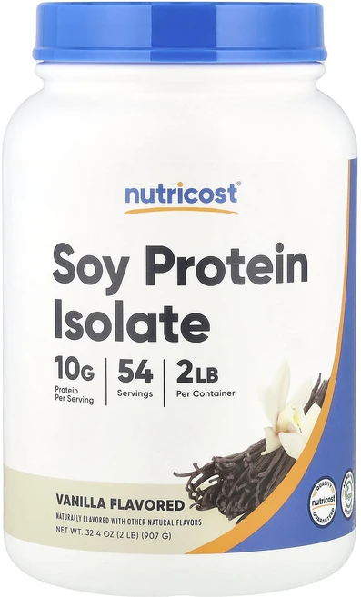 Nutricost 분리 대두 단백질 바닐라 907g(2lb), Nutricost분리대두단백질바닐라907g2lb, 907g, 1개 - 쿠팡