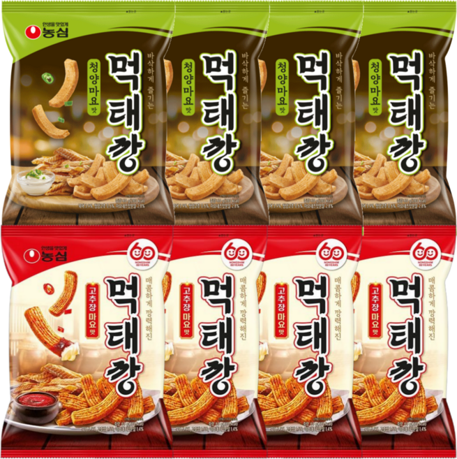 농심 먹태깡 세트(고추장마요맛+청양마요맛), 1세트