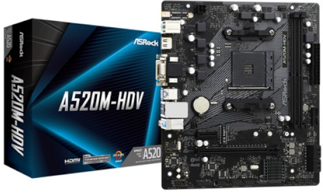 ASRock, A520M-HDV