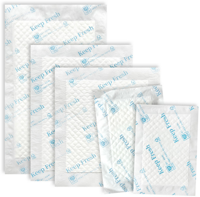 고기 핏물제거 흡수패드 신선도유지 미트패드 정육패드 기름 핏물 수분 흡수, 300개