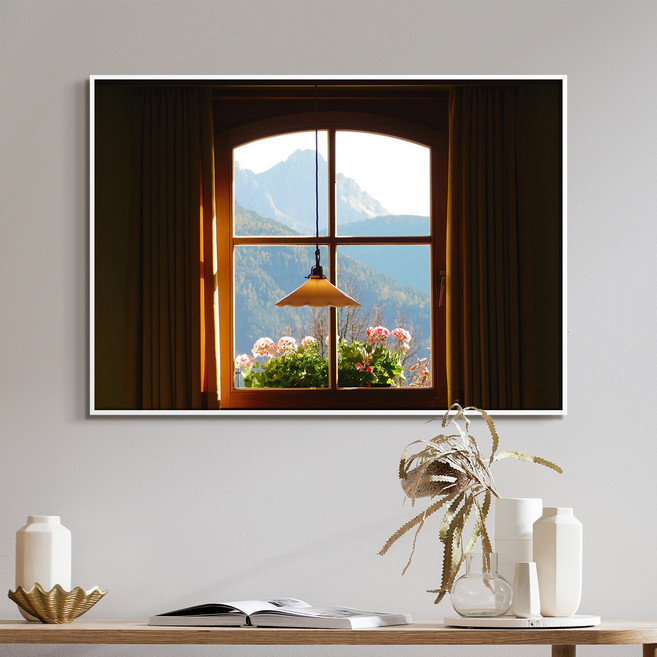 더 아트 컴퍼니 유럽 풍경 창문 감성 빈티지 여행 사진 그림 인테리어 액자 포스터 100종_Part 1 1-50, 7. Italian Window