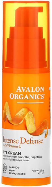 Avalon Organics 아이크림 강력한 방어 비타민 C 1 oz (29 g) 1팩, 1개, 29g