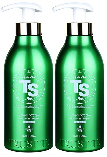 10위 - TS 골드플러스 샴푸 500ml 2개/기능성샴푸 여행용/탈모/양모, 1개, 500g