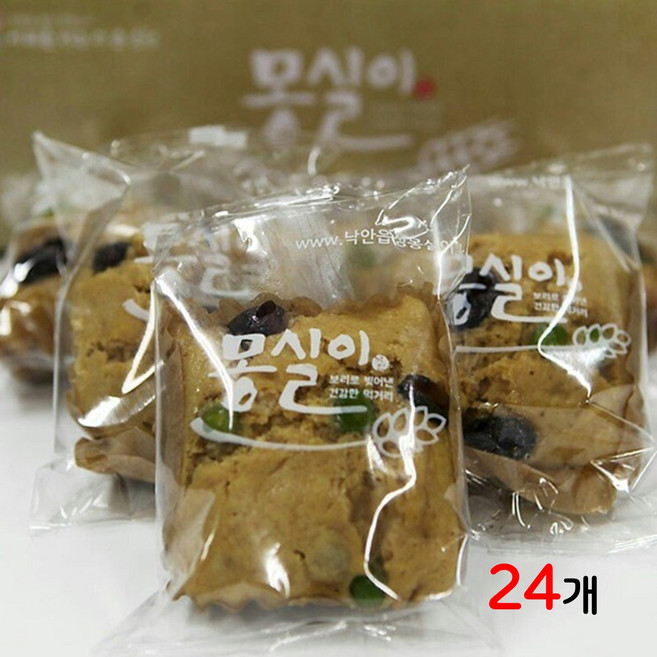 진짜배기 순천만 함초 매실 보리떡 매실 보리빵 몽실이떡 영양간식, 2박스, 90g