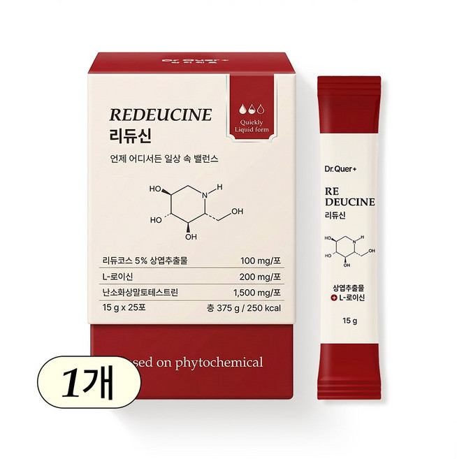 닥터퀘르 리듀신 뽕나무 바나바잎 추출물 리듀코스 류신, 1박스, 25회분