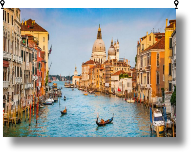 해룸 대형 패브릭 포스터 두꺼비집 가리개 페브릭 태피스트리 가림천 아트 행잉 초대형, 18.베네치아 운하