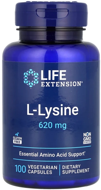행복하고 건강하게 Life Extension L-라이신 620mg 베지 캡슐 100정 백년회로하세요, LifeExtensionL라이신620mg베지캡슐100정, 1개 - 쿠팡