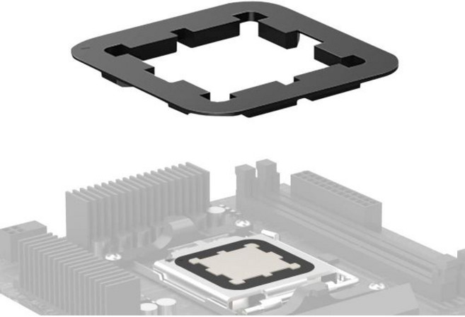 일렉기어 AMD Ryzen 7000 CPU 열 페이스트 가드 7600X 7700X 7900X 7950X 및 X3D용 AM5 LGA1718 소켓 버클의 보호 커버 누출 차단기 2