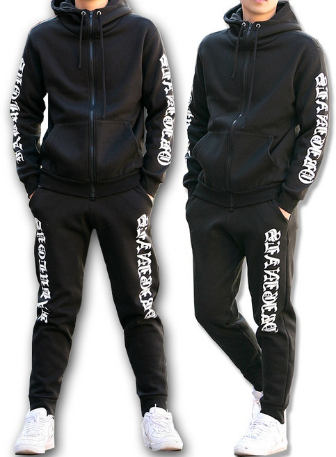 런닝맨 기모 로마 긴팔후드집업 조거 트레이닝복 상하의세트