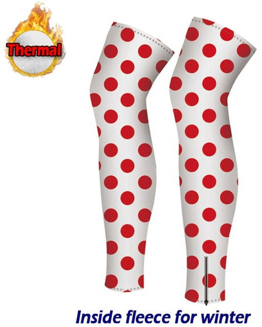 자전거 레그워머 속바지 1 쌍 겨울 프로 사이클링 레그 워머 열 양털 하이킹 농구 축구 레그 슬리브 레깅스 실행 스포츠 안전, 2, m, 1개