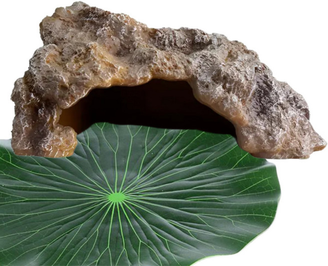 셀렛 암석동굴 게코 은신처, 1개, 황갈색