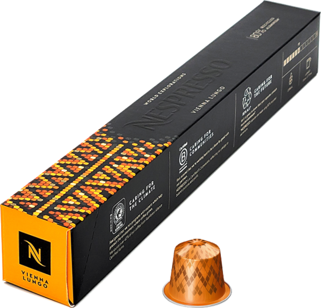 네스프레소 리니지오룽고 캡슐 커피, 5.5g, 10개입, 4개