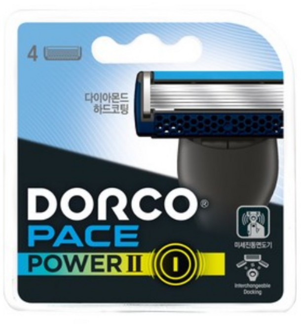도루코 페이스 3D 모션 파워 7중 면도날, 4개입, 1개