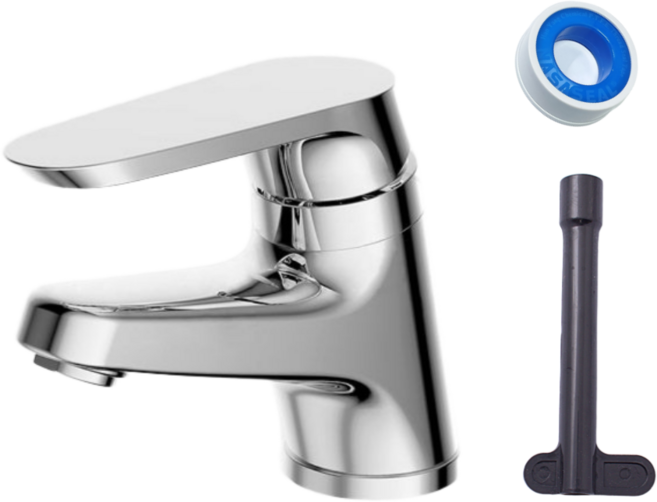 대림바스 세면대 수전 원홀용 DL-YL6A10 + 채결 조립공구 + 테프론, 1개