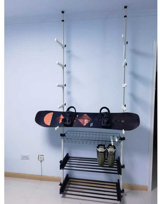 스노우보드 거치대 진열대 랙 수납대 보관 진열 선반, 브래킷, 360cm