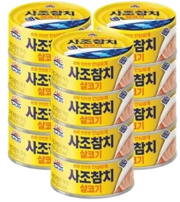 살코기참치(안심) 100G 12입, 12개
