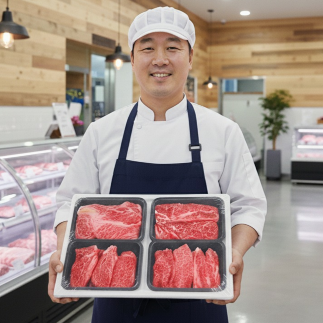 [명절선물세트] 횡성 한우 구이용 모둠 세트 국거리 불고기 안심 채끝 스테이크 등심 설 명절 어버이날 부모님 선물세트, <a.2> 횡성한우선물세트 2호