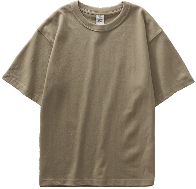 DUKEEN 320g 헤비웨이트 100% 순면 무지 반팔티 남자 오버핏 데일리룩 두꺼운 여름 티셔츠 베이직 루즈핏 트리플 스티치