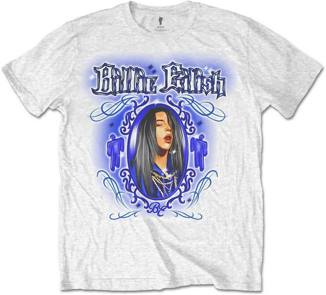 ROCKPANDA Billie Eilish Airbrush 반팔티