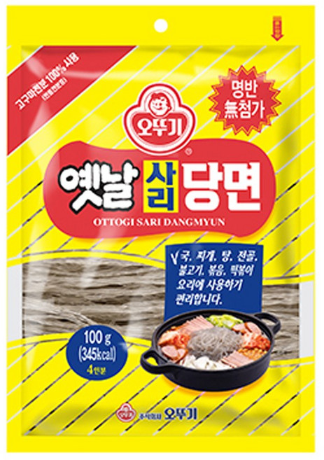 오뚜기 옛날 사리당면100g(국내) (1BOX-40EA), 100g, 1개