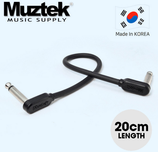 나노 링크 초슬림 패치케이블 NL-20 뮤즈텍 Muztek 20cm 패치 케이블, 1개