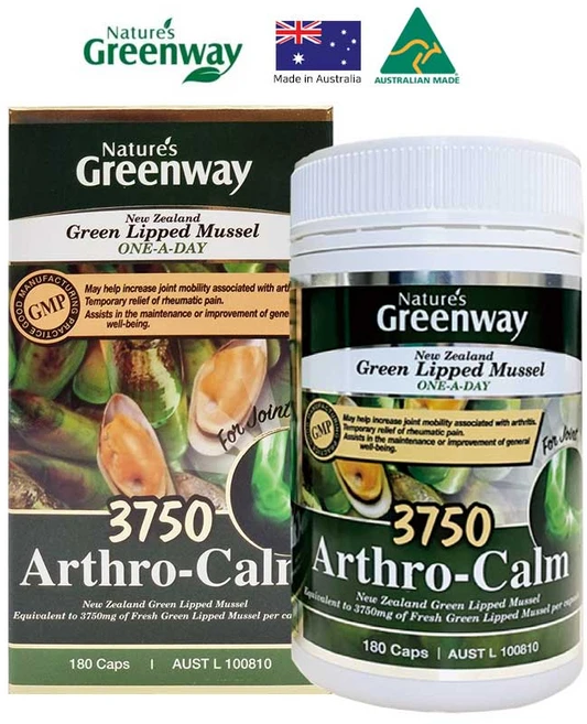 네이쳐스그린웨이 뉴질랜드 초록입홍합 3750(750)mg 아스로캄 180정, 1개 - 쿠팡