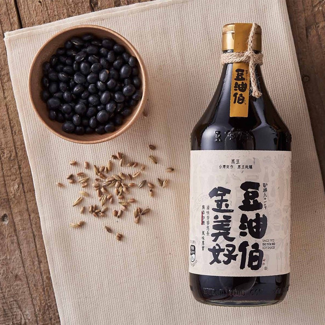 豆油伯 金美好 無添加糖 釀造醬油, 1個