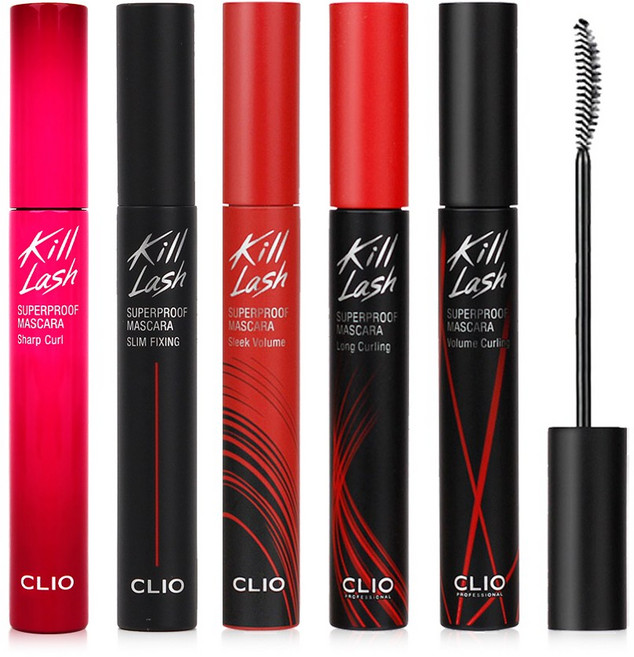 클리오 킬 래쉬 수퍼프루프 마스카라, 001호 롱컬링, 1개