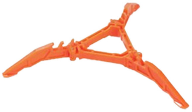 이소가스 접이식 스탠드 거치대, 1개, 오렌지