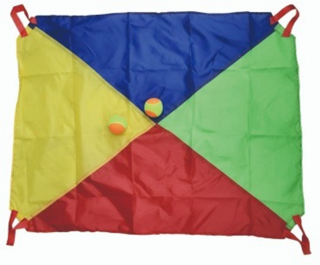 파라슈트 낙하산놀이 협동 체육 단체 놀이