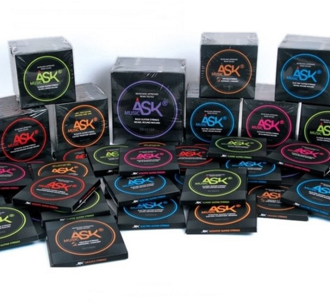 에스크 통기타줄 일렉 클래식 스트링 싸다고 무시못할 ASK 기타줄, 통기타줄 SAP(12-53), 1개