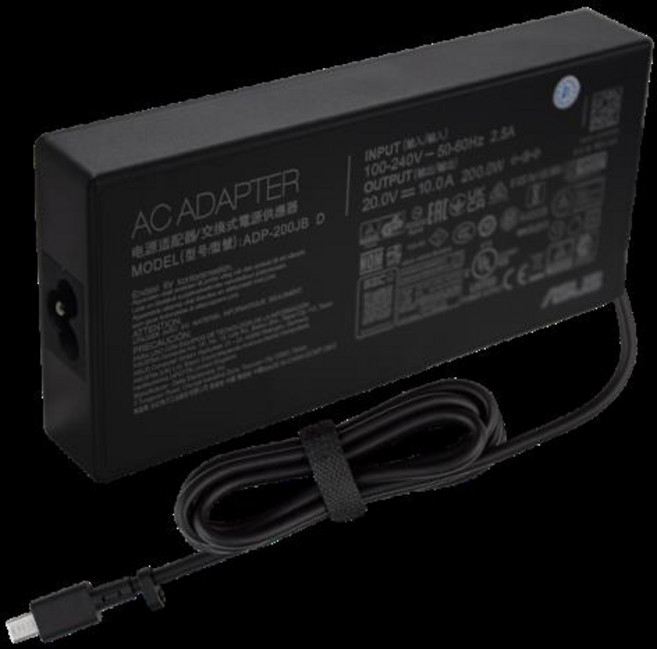 노트북 AC 어댑터 전원 충전기 Asus ROG Zephyrus G16 GA605 TUF 게이밍 A14 A16 FA401WV 20V 10.0A 200W, 03 with EU power cord