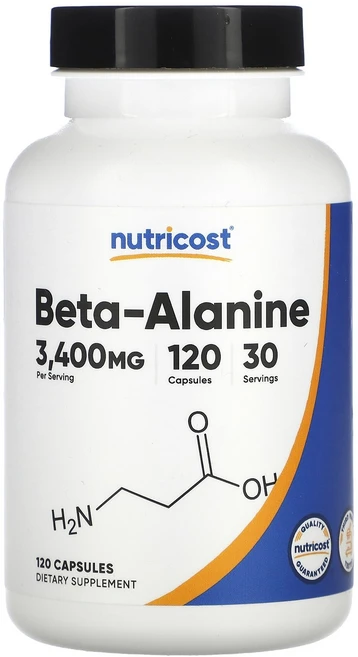 Nutricost 뉴트리코스트 베타 알라닌 850mg 120 캡슐 건강보조식품 영양제, 120정, 1개 - 쿠팡