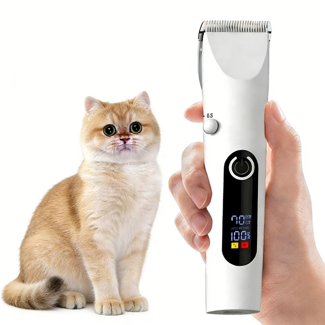 JcOuni전문가용 프로 애견 반려동물 이발기, 1개, 하얀색 - 쿠팡