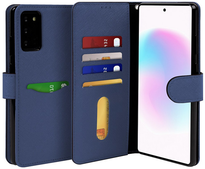 폰누리 백포켓 카드수납 가죽 다이어리 휴대폰 케이스