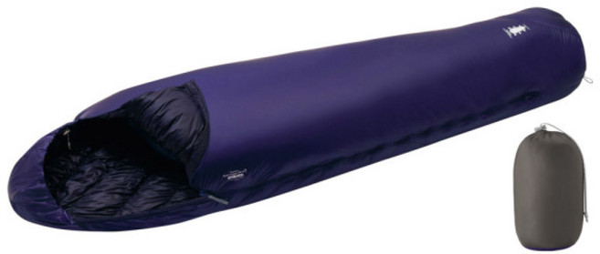 몽벨 심리스 다운허거 800 #7 LONG 침낭, Purple, 1개