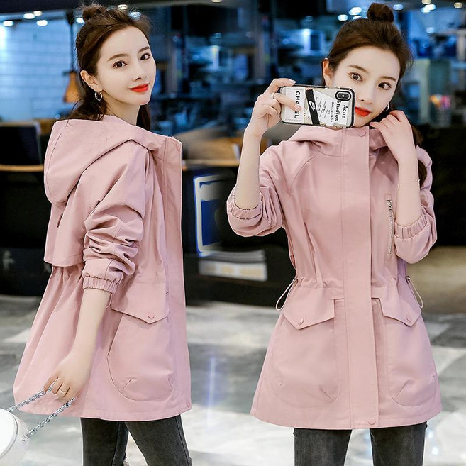 사파리점퍼 중년여성 야상 봄 가을 간절기 아우터 트렌치 바람막이 a02