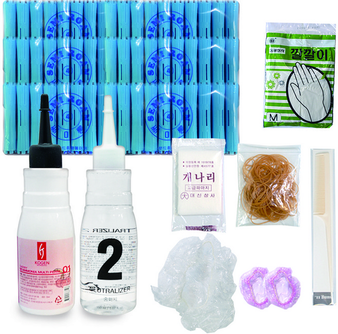 셀프펌 긴머리웨이브펌 파마세트, 150ml, 1개