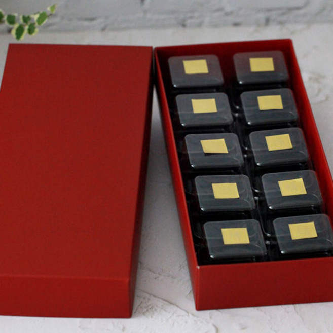 다하임 화과자상자 (레드10구x5개)-트레이별도