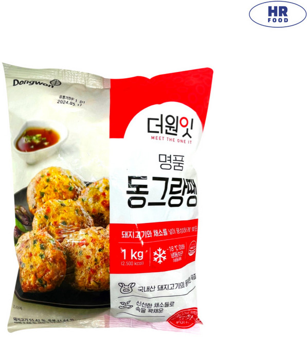 (동원) 명품동그랑땡 1kg ( 냉동포장 아이스팩 포함 ), 1개
