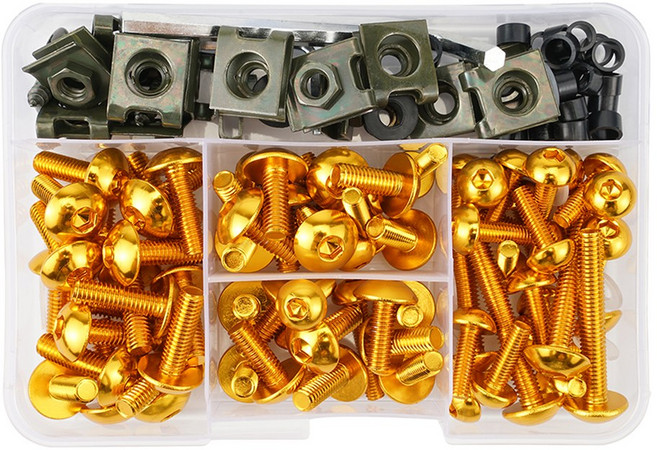 MT03 나사 MT09 R125 오토바이 패스너 YZF 190PCS R1 R3 R15 R6 볼트 클립 FZ07 페어링 R25 MT10 MT07 FZ09, 1개