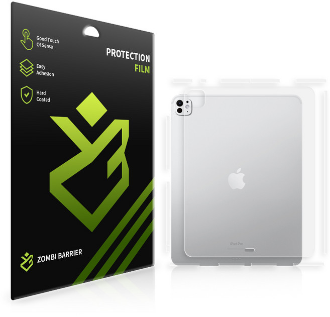 아이패드 프로 7세대 13인치 M4 후면 측면 외부 보호필름, 후면 보호필름 2매