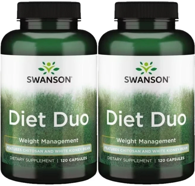 스완슨 흰 강낭콩 키토산 함유 Diet Duo, 120정, 2팩 - 쿠팡