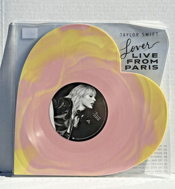 (수입 LP) Taylor Swift Lover Live From Paris Heart Shaped Vinyl 2025, (수입 LP) Taylor Swift Lover Liv